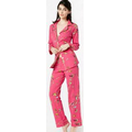 Birds & Branches Long Sleeve Classic Stretch 2 Piece Pajamas (1X-3X)